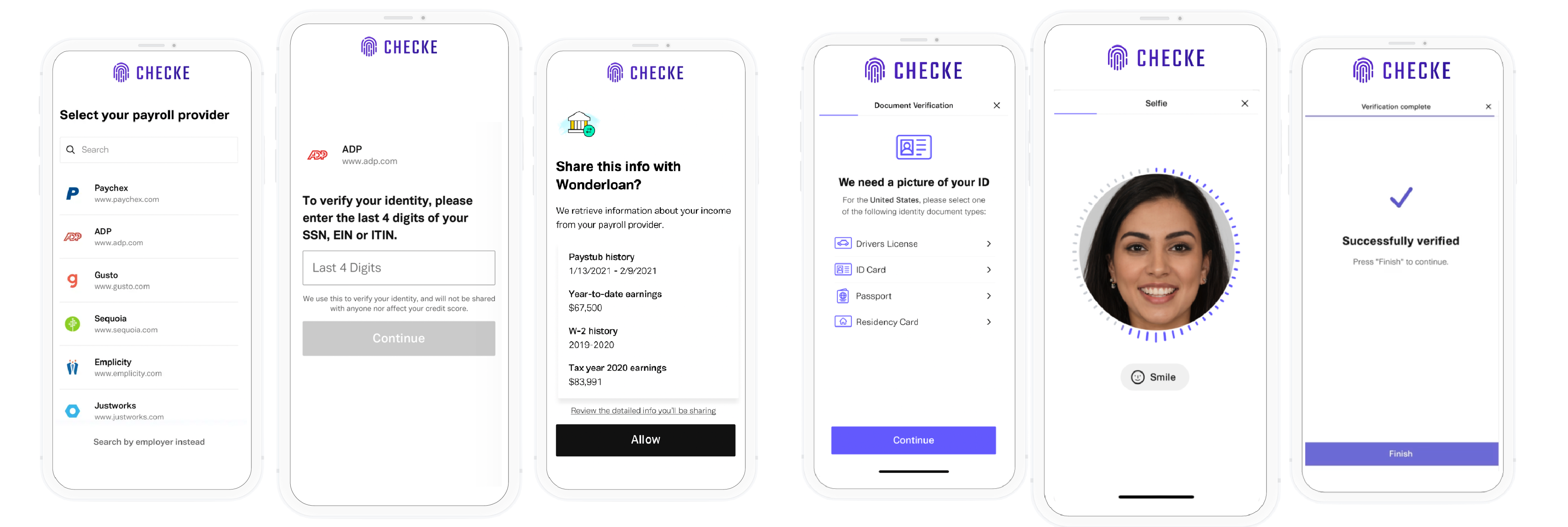 Income Verification & ID Flow